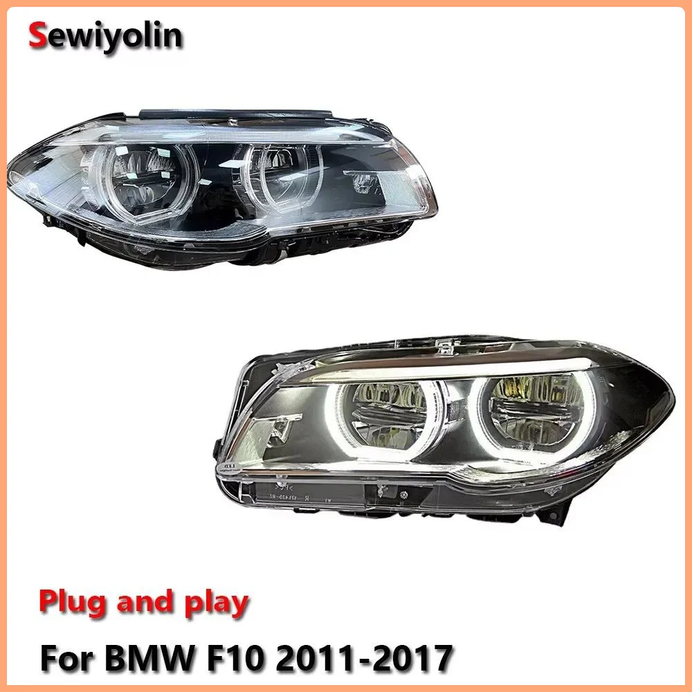 Автомобильные светодиодные фары в сборе для BMW 5 SERIES F10 F18 2011-2017, автоматические противотуманные фары DRL, стоп-сигналы поворота Plug and Play
Автомобильные светодиодные фары в сборе для BMW 5 SERIES F10 F18 2011-2017, автоматические противотуманные фары DRL, стоп-сигналы поворота Plug and Play