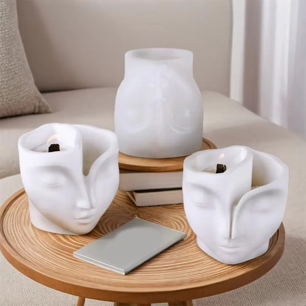Home Decor Non-stick Face Planter Mold Flexible Heat Resistant Flower Pot Mold Handmade DIY Silicone Candy Mold Wedding Decor
Home Decor Non-stick Face Planter Mold Flexible Heat Resistant Flower Pot Mold Handmade DIY Silicone Candy Mold Wedding Decor