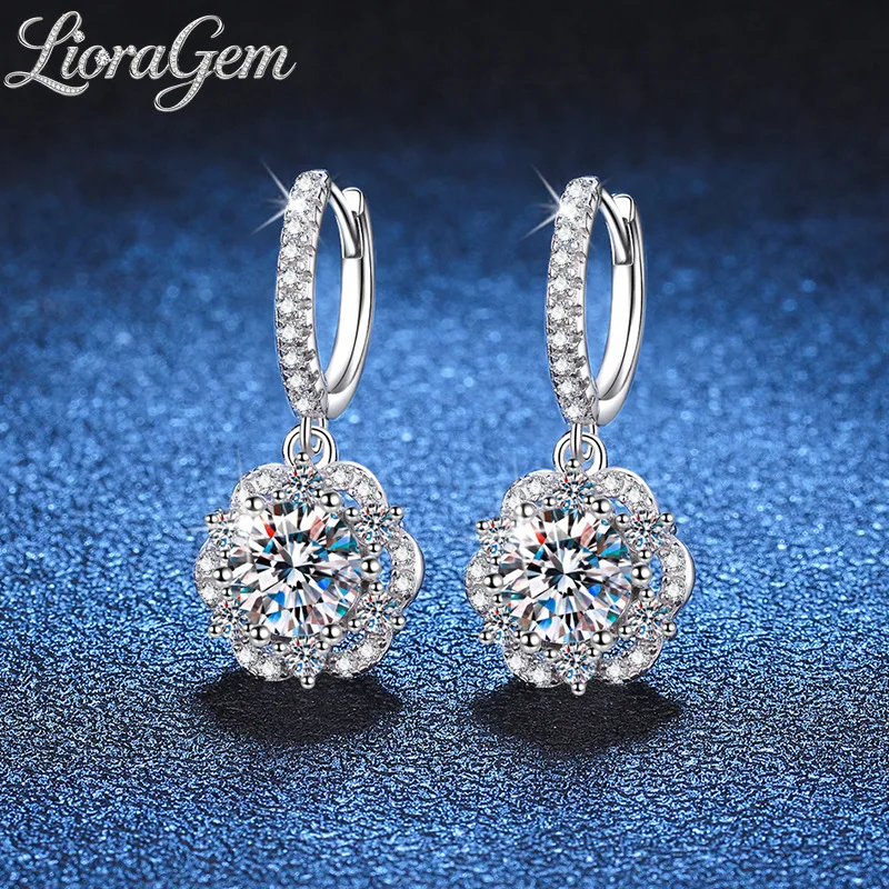 LioraGem Dazzling Rose Moissanite Earrings, Luxurious 1-Carat D-Color Diamond Earrings Platinum PT950 Stamp Birthday Gifts
LioraGem Dazzling Rose Moissanite Earrings, Luxurious 1-Carat D-Color Diamond Earrings Platinum PT950 Stamp Birthday Gifts