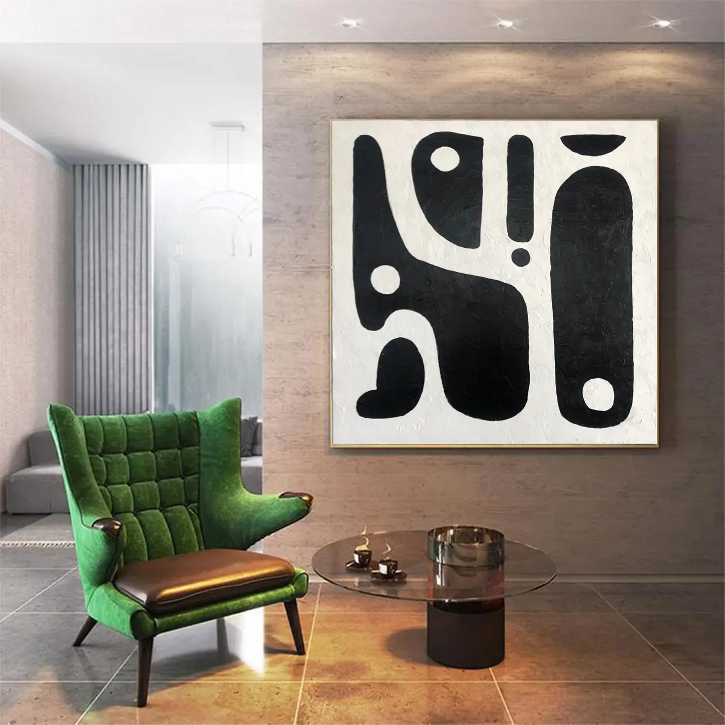 Original Abstract Painting Modern Black And White Oil Painting On Canvas Black White Wall Painting For Living Room
Original Abstract Painting Modern Black And White Oil Painting On Canvas Black White Wall Painting For Living Room