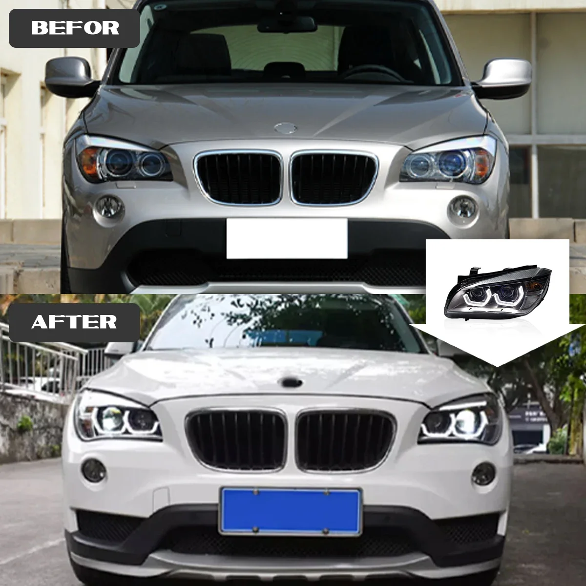 TYPY Car Light For BMW X1 E84 2011-2015 Double Lens Headlights LED Projector Front Lamps DRL Daytime Running Lights
TYPY Car Light For BMW X1 E84 2011-2015 Double Lens Headlights LED Projector Front Lamps DRL Daytime Running Lights