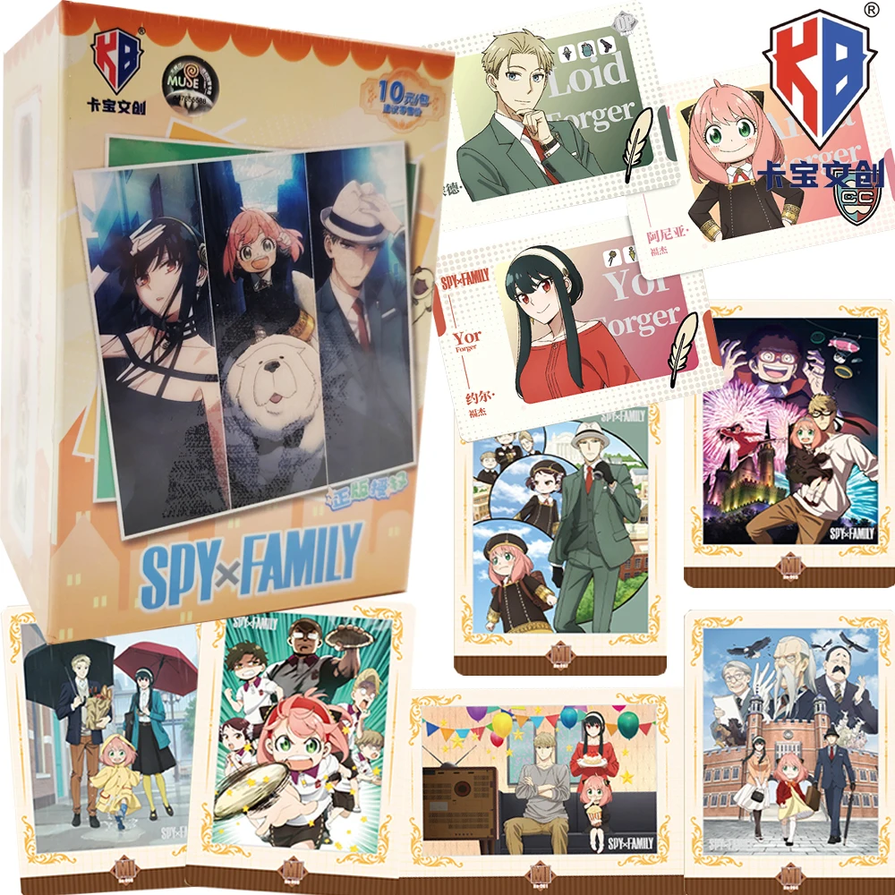 Original KABAO Spy X Family Collection Cards for Children Anime Protagonist Exciting Moments Freeze-frame Cards Popular Gifts
Original KABAO Spy X Family Collection Cards for Children Anime Protagonist Exciting Moments Freeze-frame Cards Popular Gifts
