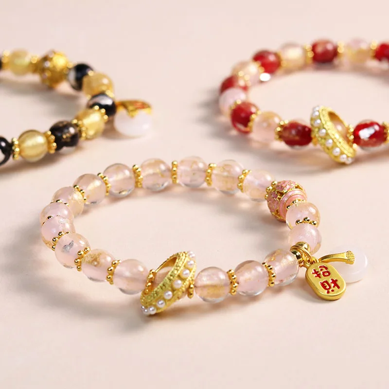 2026 Elegant Incense Ash Glass Bead Bracelet for Women Blessing Fortune Bring Luck Jewelry Gifts
2026 Elegant Incense Ash Glass Bead Bracelet for Women Blessing Fortune Bring Luck Jewelry Gifts
