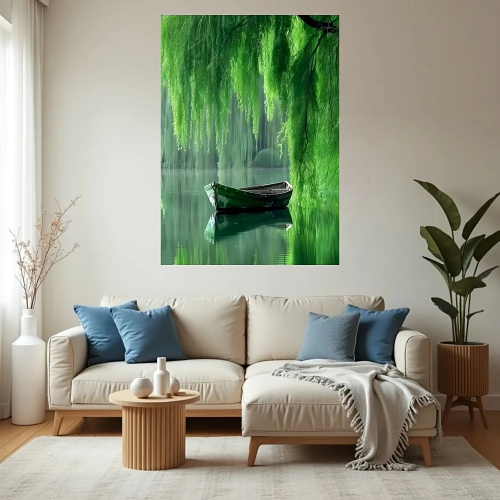 500pcs or 1000pcs Willow Tree & Boat Jigsaw Puzzle - Large Challenging Adult Puzzle Suitable for Adults & Families, Relaxing D
500pcs or 1000pcs Willow Tree & Boat Jigsaw Puzzle - Large Challenging Adult Puzzle Suitable for Adults & Families, Relaxing D