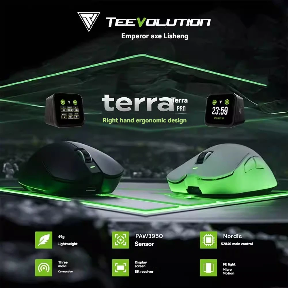 Terra Xd9pt Mouse Three-Mode Fe Optical Micro-Switch Multi-Speed Dpi Adjustment Long-Lasting Lightweight Ergonomic Accessories
Terra Xd9pt Mouse Three-Mode Fe Optical Micro-Switch Multi-Speed Dpi Adjustment Long-Lasting Lightweight Ergonomic Accessories