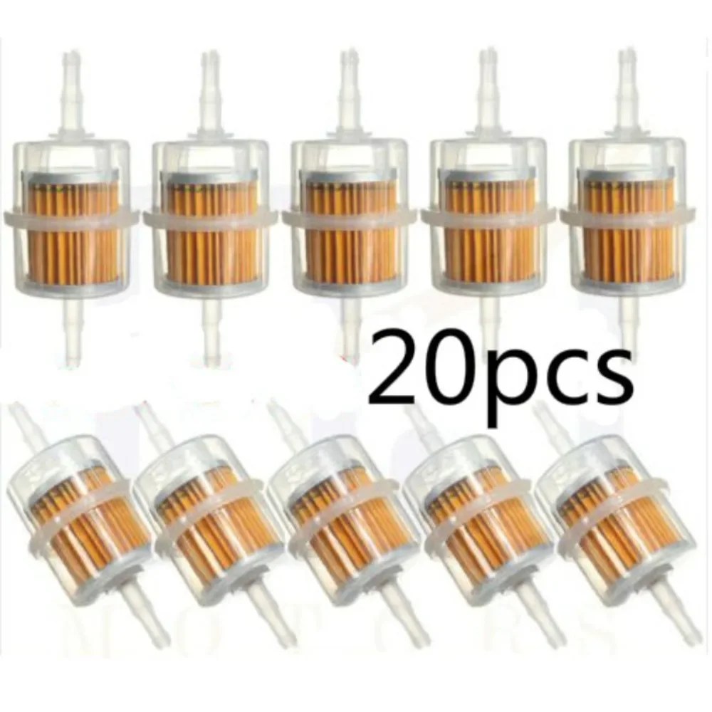 TAKPART 20Pcs Universal Petrol Inline Fuel Filter Large Car Part Fit 6mm 8mm Pipes
TAKPART 20Pcs Universal Petrol Inline Fuel Filter Large Car Part Fit 6mm 8mm Pipes