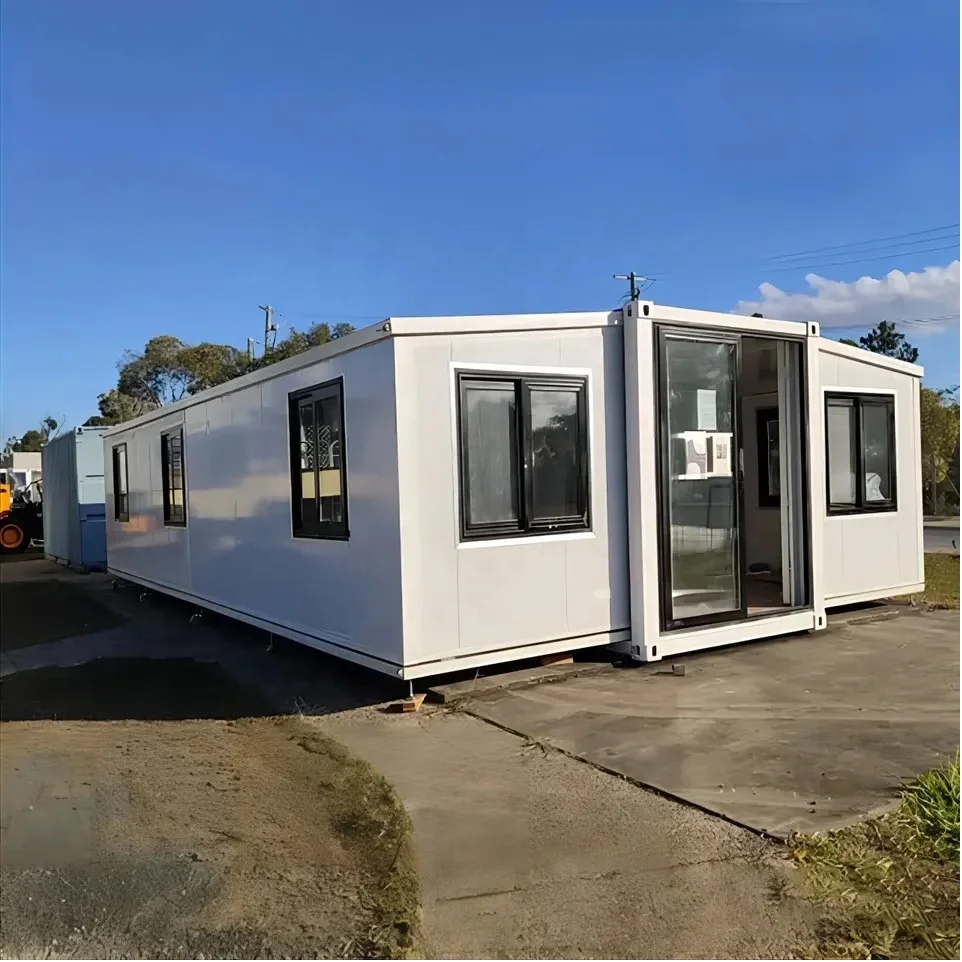 40ft Expandable Folding Container House with 2 Bedrooms Standard Size for Outdoor Warehouse & Villa Use for Toilets
40ft Expandable Folding Container House with 2 Bedrooms Standard Size for Outdoor Warehouse & Villa Use for Toilets