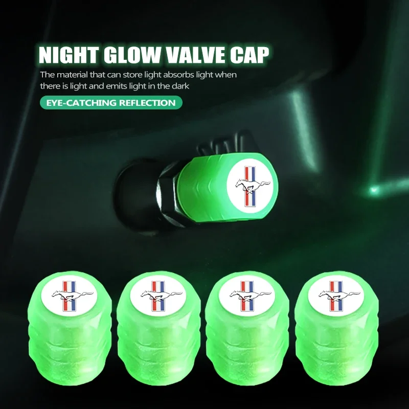 4PCS Luminous Car Tire Valve Cap Fluorescent Night Glowing Decor For Mustang Fiesta Kuga Edge Mondeo Shelby GT Fender
4PCS Luminous Car Tire Valve Cap Fluorescent Night Glowing Decor For Mustang Fiesta Kuga Edge Mondeo Shelby GT Fender