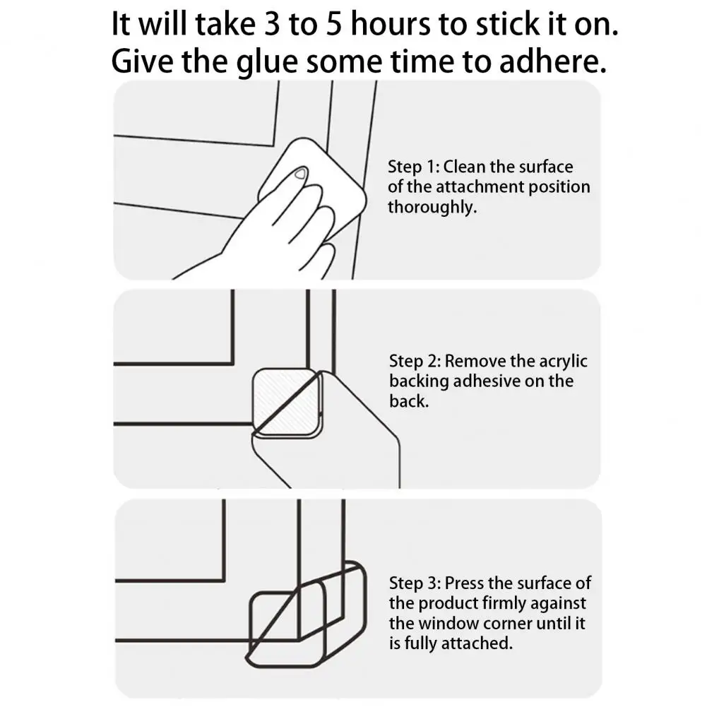 Window Frame Corner Bumper Silicone Window Corner Protector Anti-collision Baby Proof Guard Self-adhesive Thermal for Safety
Window Frame Corner Bumper Silicone Window Corner Protector Anti-collision Baby Proof Guard Self-adhesive Thermal for Safety