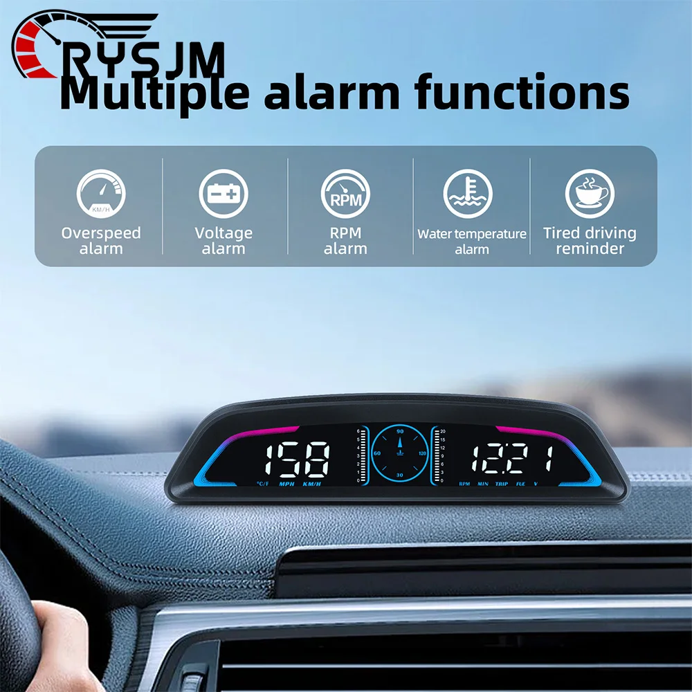 * B3 Head Up Display OBD2 Multi-function Meter Car HUD Digital Speedometer Alarm RPM Water Temperature Tachometer Clock Voltage
* B3 Head Up Display OBD2 Multi-function Meter Car HUD Digital Speedometer Alarm RPM Water Temperature Tachometer Clock Voltage