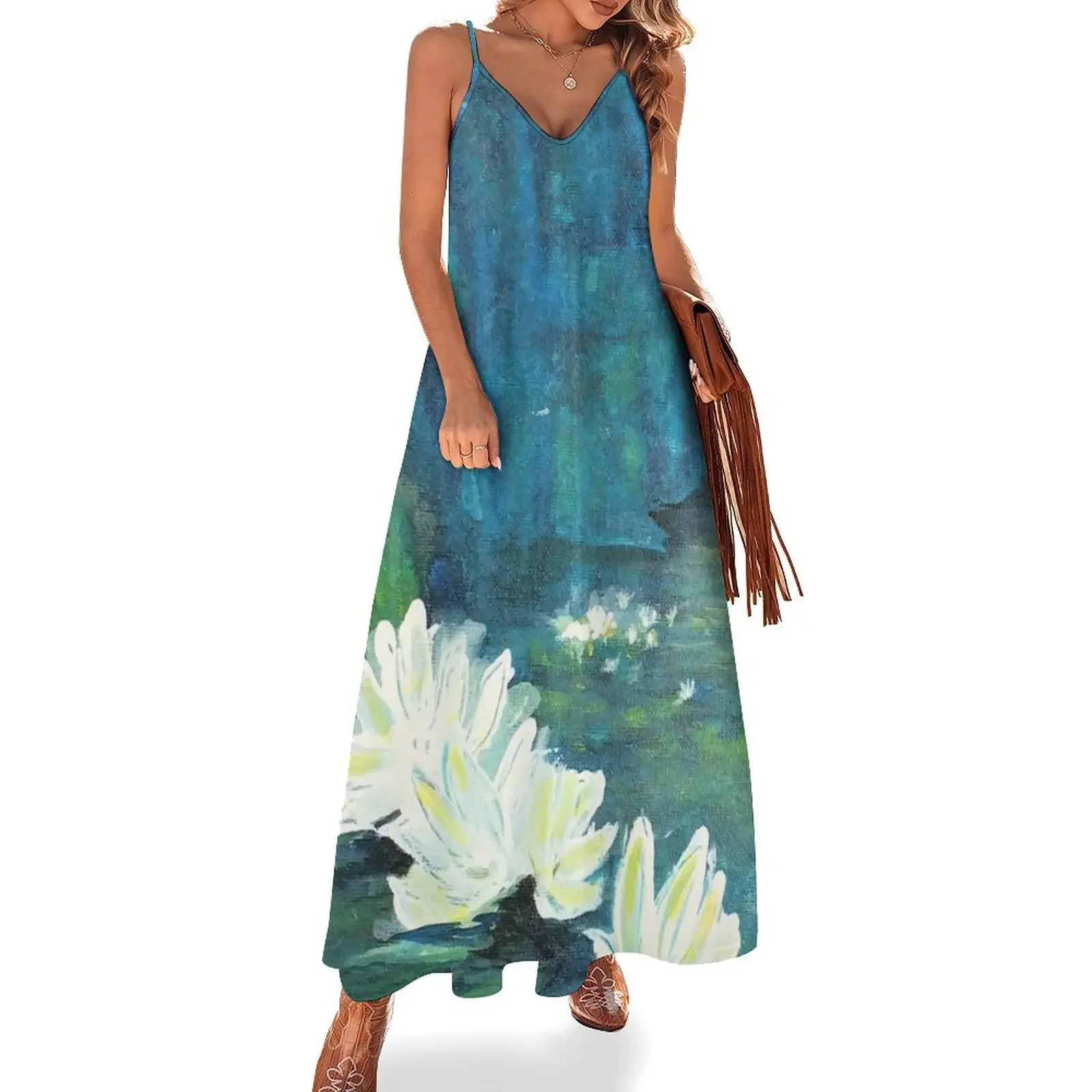 Water Lilies Sleeveless Dress bandage dress dress party evening elegant luxury celebrity summer woman 2025
Water Lilies Sleeveless Dress bandage dress dress party evening elegant luxury celebrity summer woman 2025
