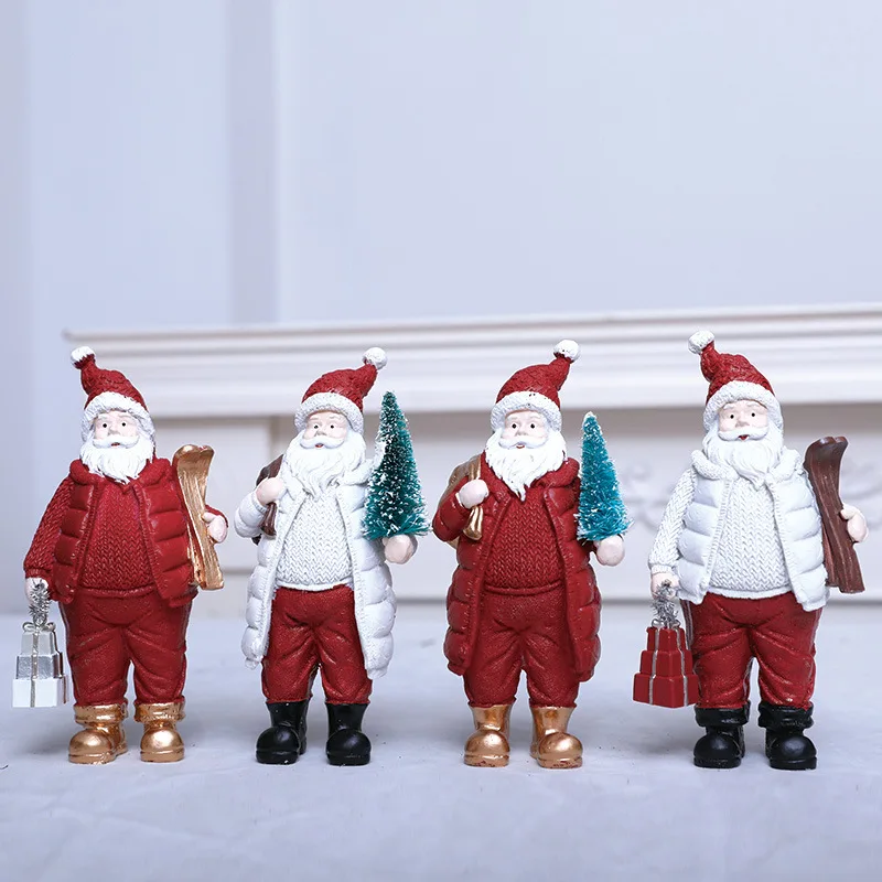 Christmas Santa Claus Ornament Resin Figurine Standing Santa Claus Holiday Decor Gift Tabletop Ornament Hot Selling Xmas Decor
Christmas Santa Claus Ornament Resin Figurine Standing Santa Claus Holiday Decor Gift Tabletop Ornament Hot Selling Xmas Decor