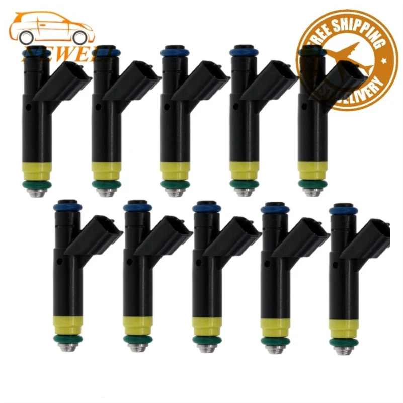 10pcs 822-11197 BC3E-CA Fuel Injector For Ford E-450 Super Duty F-250 F-350 F-450 F53 F-550 F59 F650 BC3E-9F593-CA
10pcs 822-11197 BC3E-CA Fuel Injector For Ford E-450 Super Duty F-250 F-350 F-450 F53 F-550 F59 F650 BC3E-9F593-CA