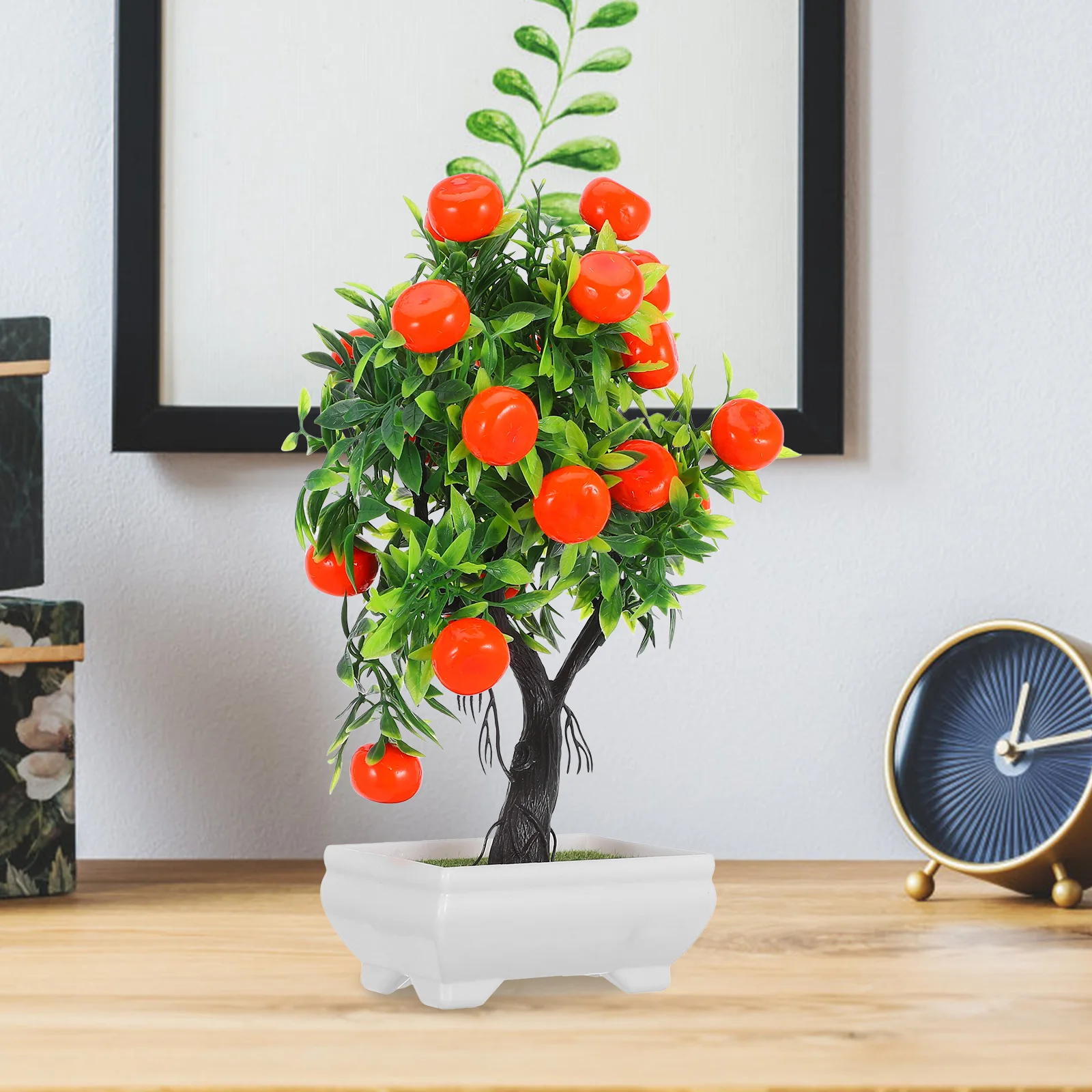 Simulation Orange Bonsai Artificial Fruit Tree Decor Small Cutie Oranges Realistic Fake Plants Indoor Wedding Modern Style
Simulation Orange Bonsai Artificial Fruit Tree Decor Small Cutie Oranges Realistic Fake Plants Indoor Wedding Modern Style