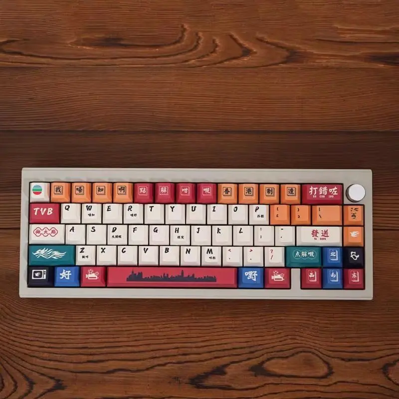 Retro Hong Kong Style Mechanical Keyboard Keycap Supplement Keys PBT Sublimation Cherry Original Height
Retro Hong Kong Style Mechanical Keyboard Keycap Supplement Keys PBT Sublimation Cherry Original Height