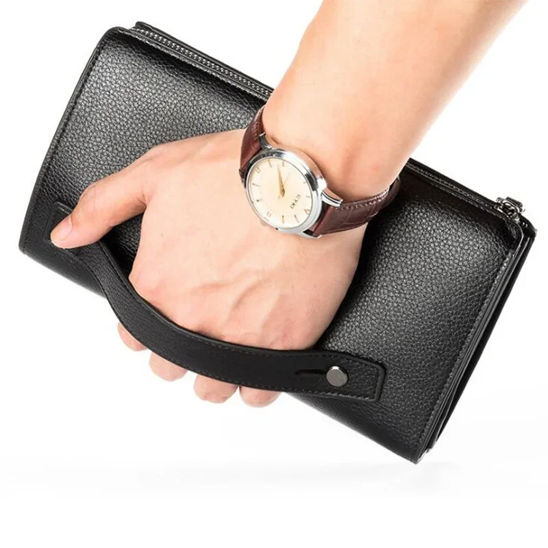 baellerry Business Men's leather wallet with coin pocket man purse phone clutch bag large capacity handbag for male
baellerry Business Men's leather wallet with coin pocket man purse phone clutch bag large capacity handbag for male