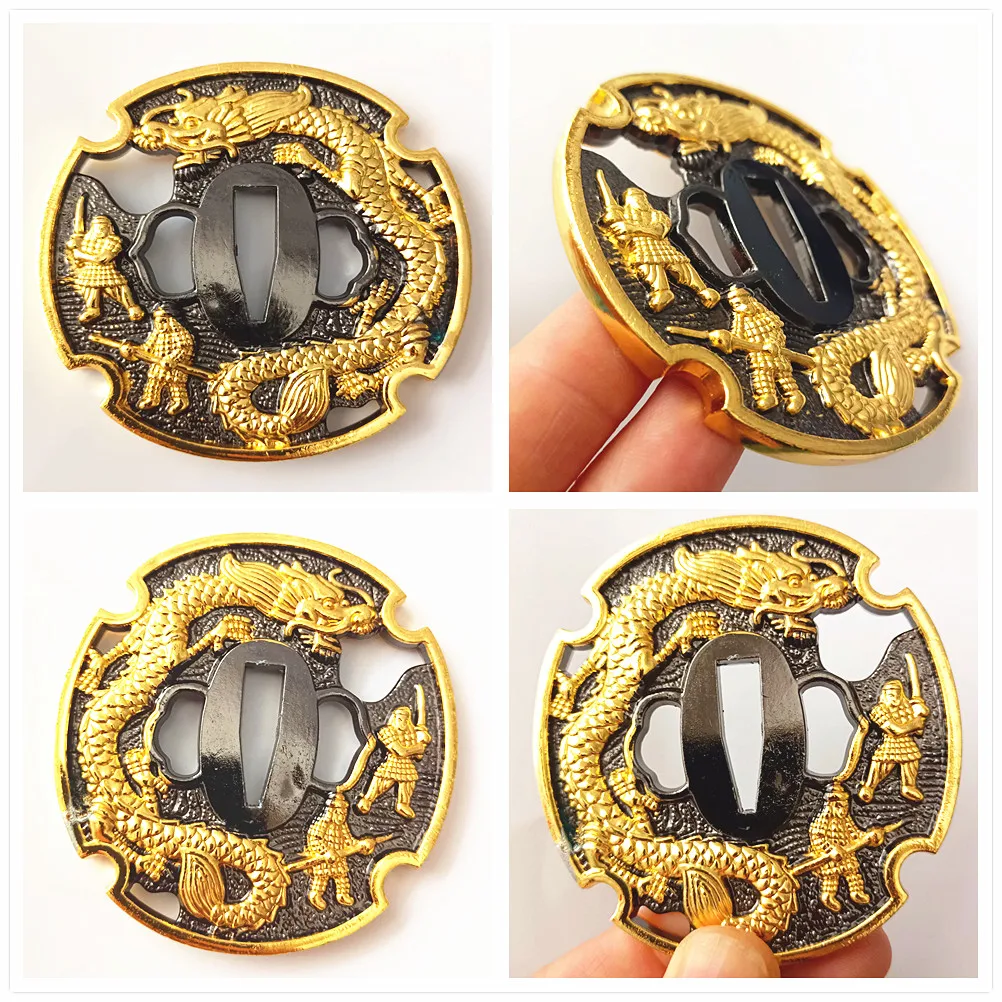 Beautiful Alloy Dragon Guard Tsuba Usually Used For Japanese Samurai Katana Sword Wakizashi Tanto Sword Katana
Beautiful Alloy Dragon Guard Tsuba Usually Used For Japanese Samurai Katana Sword Wakizashi Tanto Sword Katana