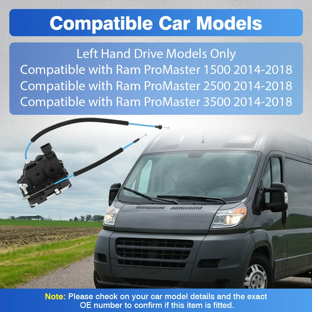 Front Left /Right Door Latch Lock Actuator For Ram ProMaster 1500 2500 3500 2014 2015 2016 2017 2018 68232439AB, 68232440AA
Front Left /Right Door Latch Lock Actuator For Ram ProMaster 1500 2500 3500 2014 2015 2016 2017 2018 68232439AB, 68232440AA