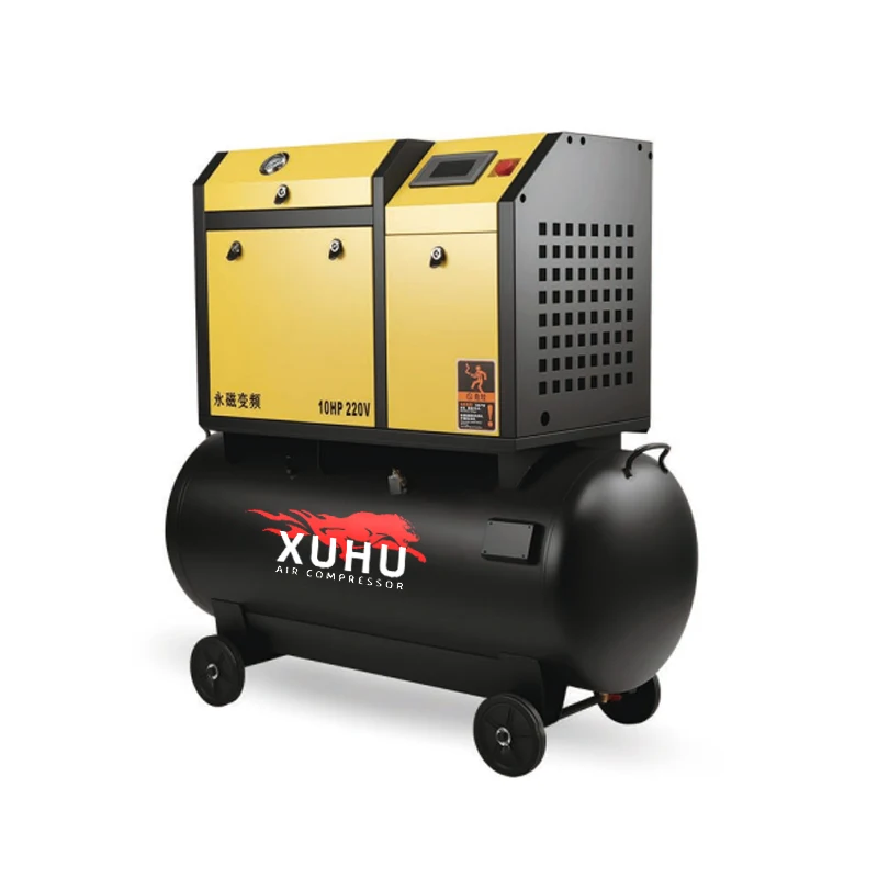 New Portable 2-in-1 Single-Phase 5.5KW 7.5 High Efficiency Screw Air Compressor Car Repair Engine Pump Motor Air Cooled
New Portable 2-in-1 Single-Phase 5.5KW 7.5 High Efficiency Screw Air Compressor Car Repair Engine Pump Motor Air Cooled