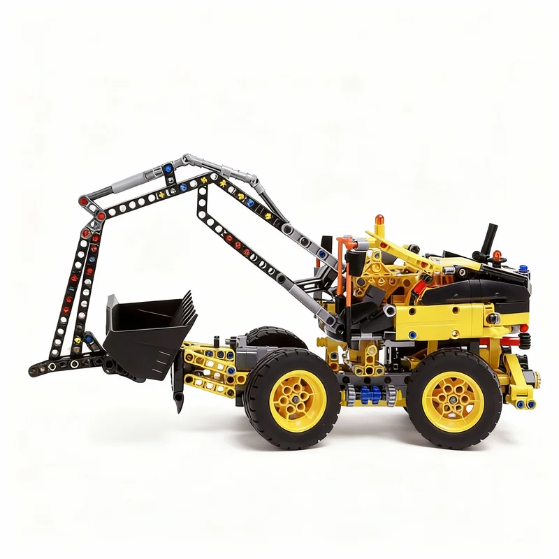 895PCS MOC Technology Wheeled Excavator Construction Truck L120 Wheel Loader B Model DIY Creative Building Blocks Display Gift
895PCS MOC Technology Wheeled Excavator Construction Truck L120 Wheel Loader B Model DIY Creative Building Blocks Display Gift