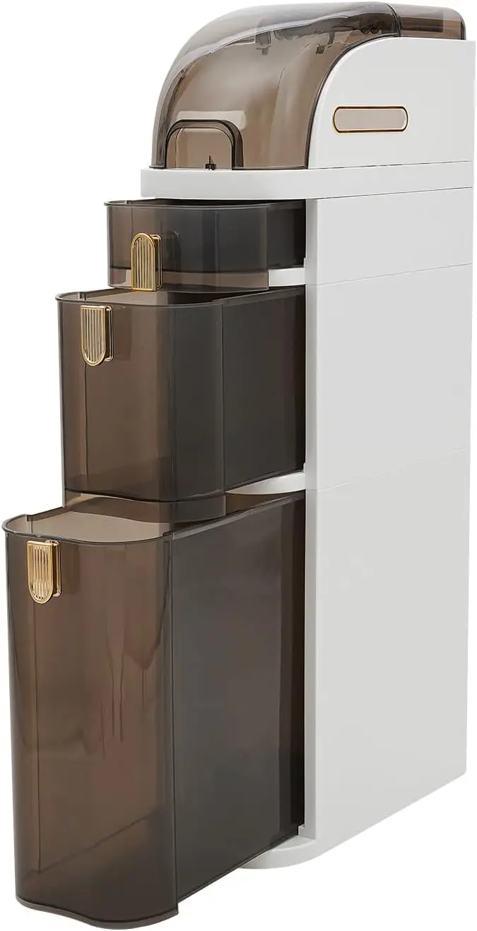 Piojnyen Bathroom Floor Organizer, Free Standing Cabinet with 3-Tier Drawers, Pp
Piojnyen Bathroom Floor Organizer, Free Standing Cabinet with 3-Tier Drawers, Pp