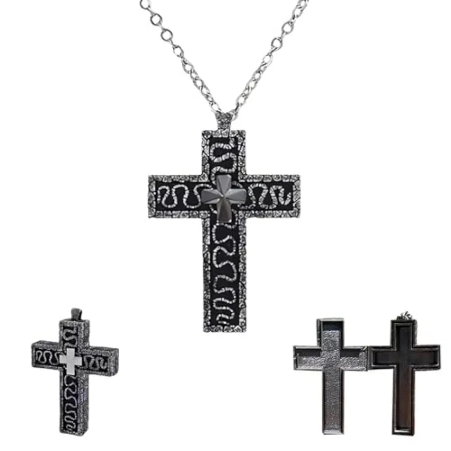 Unique Cross Necklace with Secret Compartment Pendant Necklace Vintage Handmade Pendant Jewellery Fashion Gift
Unique Cross Necklace with Secret Compartment Pendant Necklace Vintage Handmade Pendant Jewellery Fashion Gift