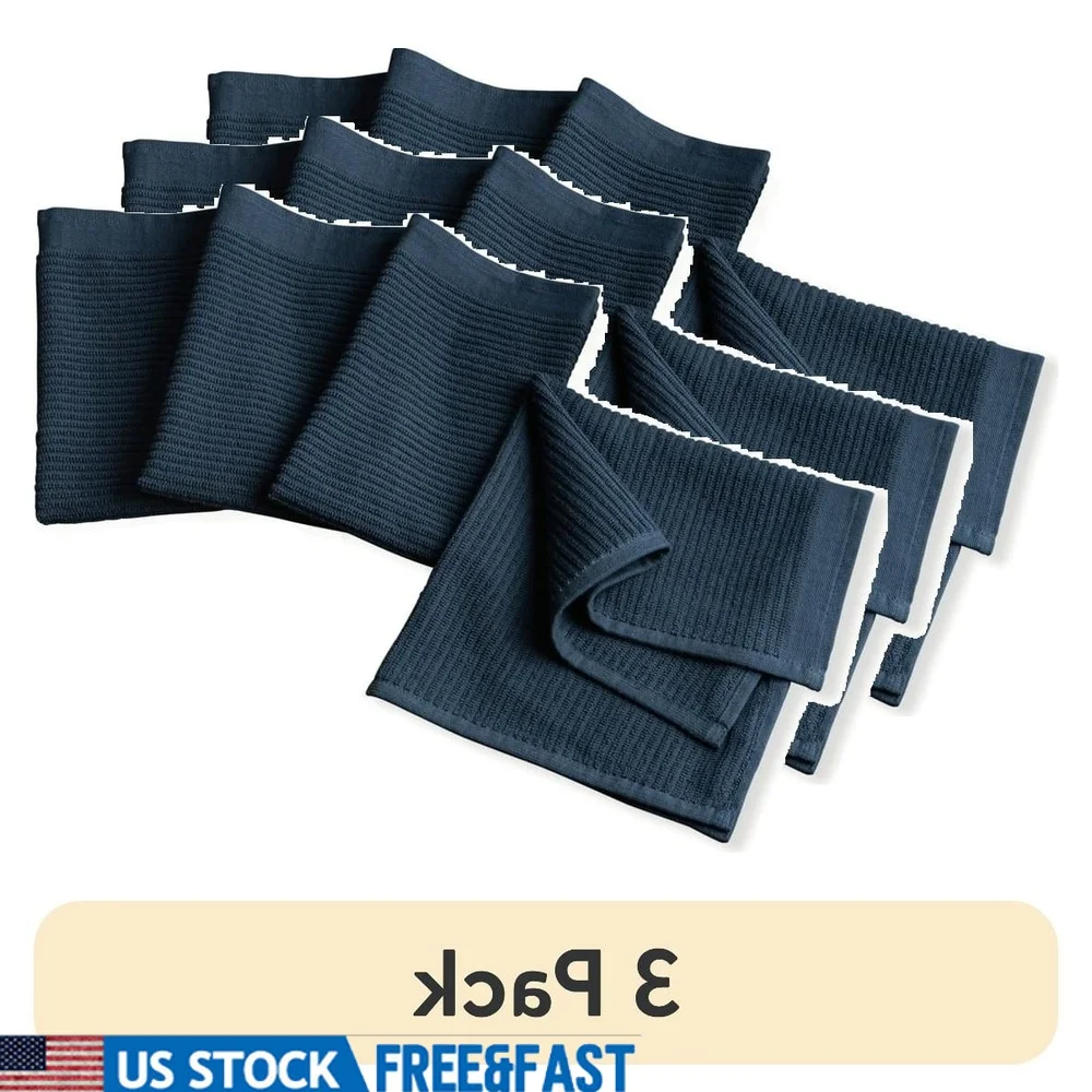 4 Pack Ultra Absorbent Kitchen Towels Soft Durable Cotton Machine Washable Perfect Cleaning Drying Spills Messes
4 Pack Ultra Absorbent Kitchen Towels Soft Durable Cotton Machine Washable Perfect Cleaning Drying Spills Messes