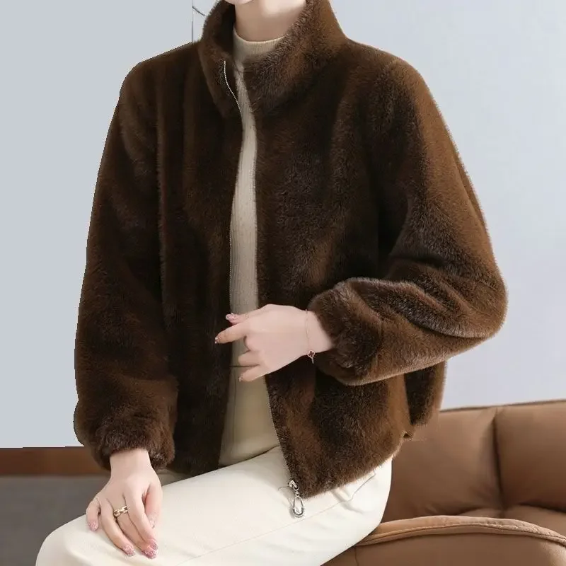 High End Slimming Short Jacket for Spring and Autumn Warm Sweet Casual Fashion and Stylish Versatile Cardigan Stand Jackets
High End Slimming Short Jacket for Spring and Autumn Warm Sweet Casual Fashion and Stylish Versatile Cardigan Stand Jackets