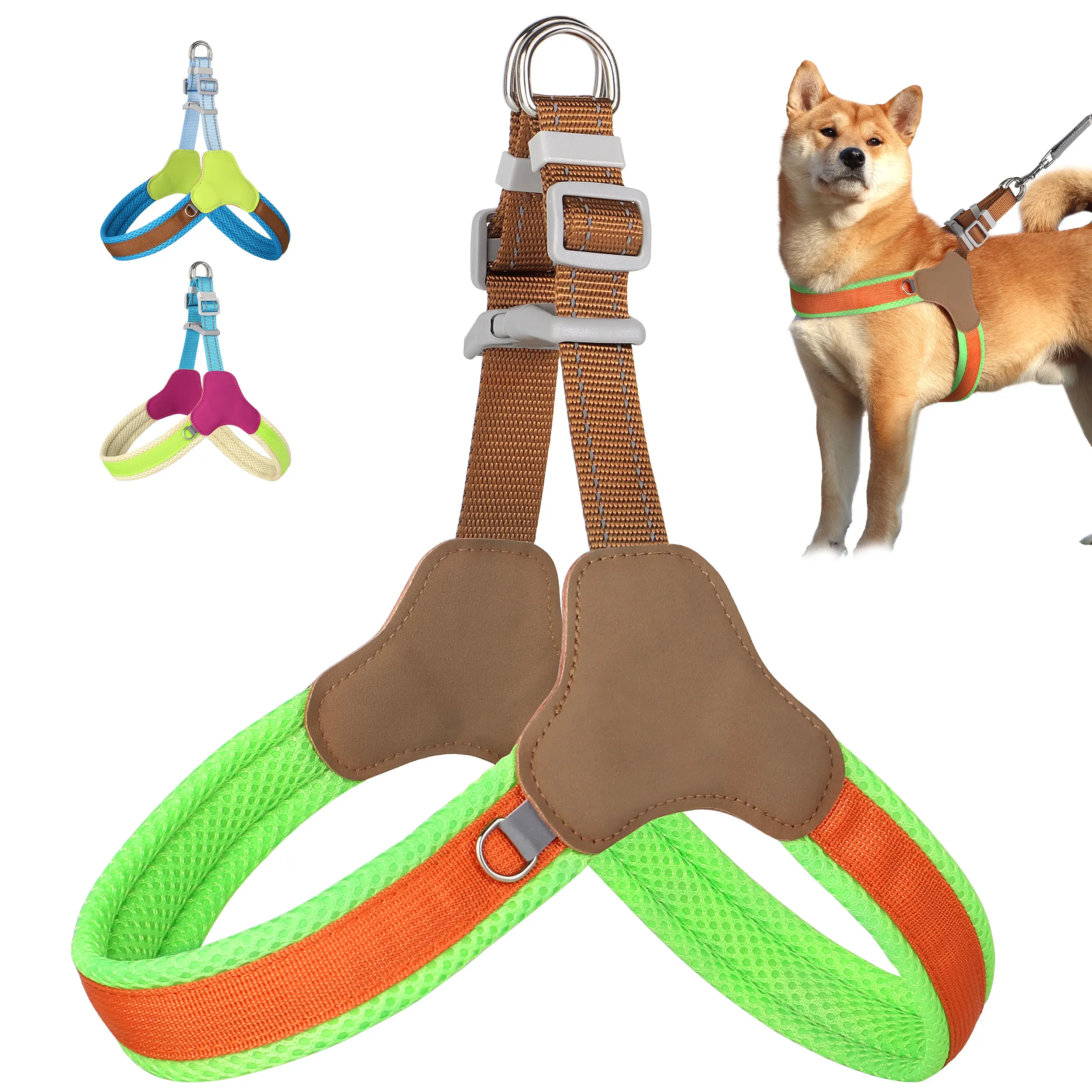 Adjustable Nylon Dog Harness Durable Puppy Dog Vest Reflective Pet Walking Outdoor Harnesses For Small Medium Large Dogs Bulldog
Adjustable Nylon Dog Harness Durable Puppy Dog Vest Reflective Pet Walking Outdoor Harnesses For Small Medium Large Dogs Bulldog