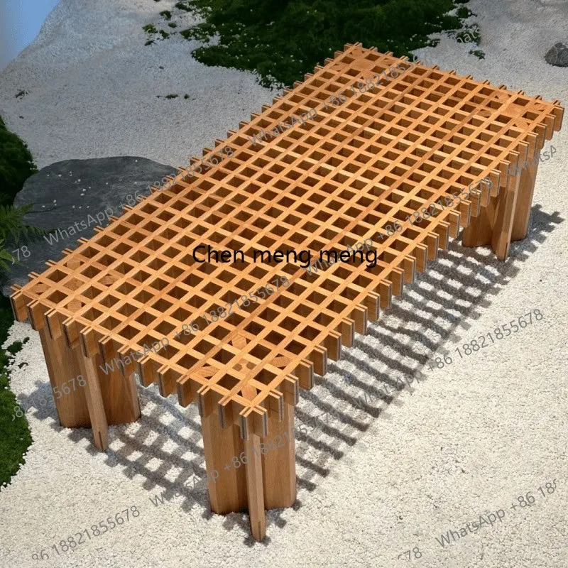 Medieval pure solid wood coffee table is simple, tea table, square corner table in the living room
Medieval pure solid wood coffee table is simple, tea table, square corner table in the living room