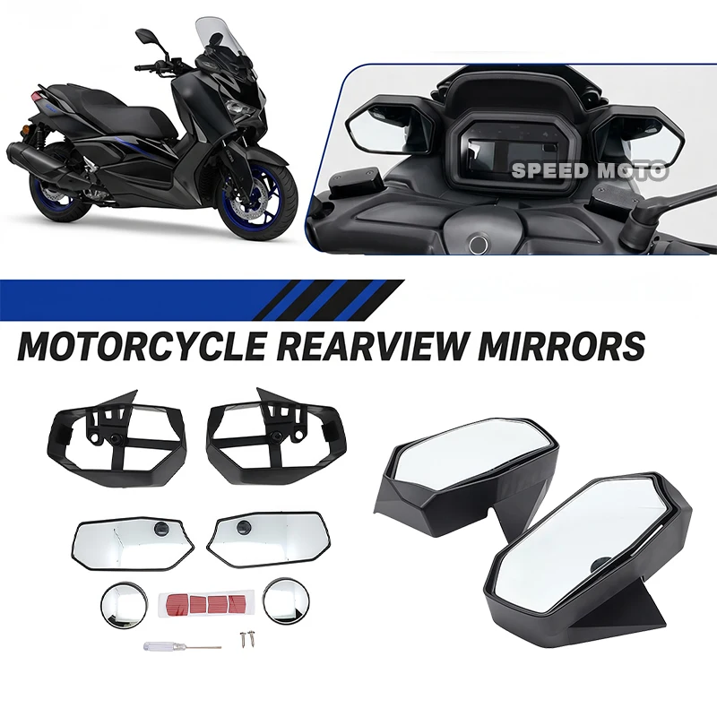 NEW 2026 Accessories Side Mirrors Convex White Lens Rear View Mirror FOR YAMAHA XMAX300 Xmax300 xmax 300 V3 2025 Motorcycle
NEW 2026 Accessories Side Mirrors Convex White Lens Rear View Mirror FOR YAMAHA XMAX300 Xmax300 xmax 300 V3 2025 Motorcycle