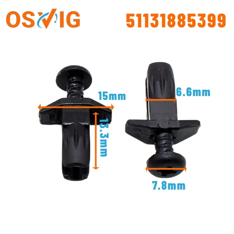 10 шт. OE # 51131885399 Подходит для передней решетки BMW, крышки рулевой колонки и декоративных застежек панели.
10 шт. OE # 51131885399 Подходит для передней решетки BMW, крышки рулевой колонки и декоративных застежек панели.