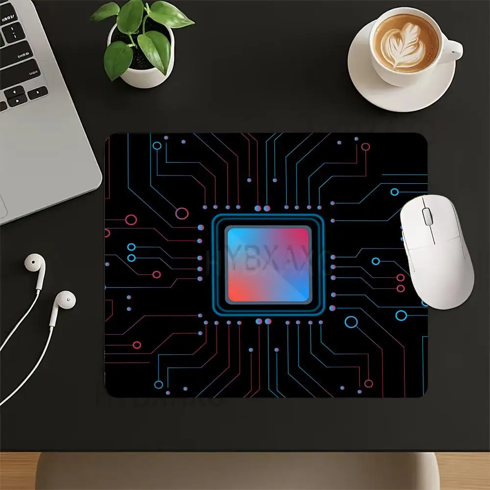 HYBXAXC Tech Circuit Board Small Mouse Pad Desk Mat Non-Slip Rubber Base for Gaming Office Gamer Decor
HYBXAXC Tech Circuit Board Small Mouse Pad Desk Mat Non-Slip Rubber Base for Gaming Office Gamer Decor
