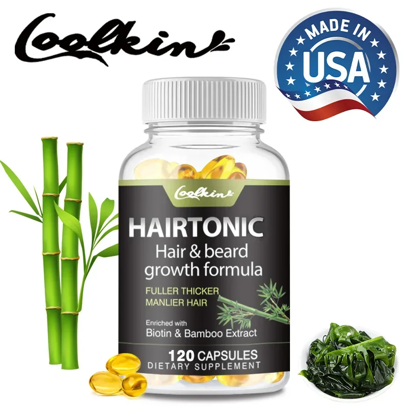 Men's Hair Growth Supplement To Prevent Hair Loss and Regenerate Hair and Beard Growth - Contains Biotin, Kelp, Bamboo, Etc.
Men's Hair Growth Supplement To Prevent Hair Loss and Regenerate Hair and Beard Growth - Contains Biotin, Kelp, Bamboo, Etc.