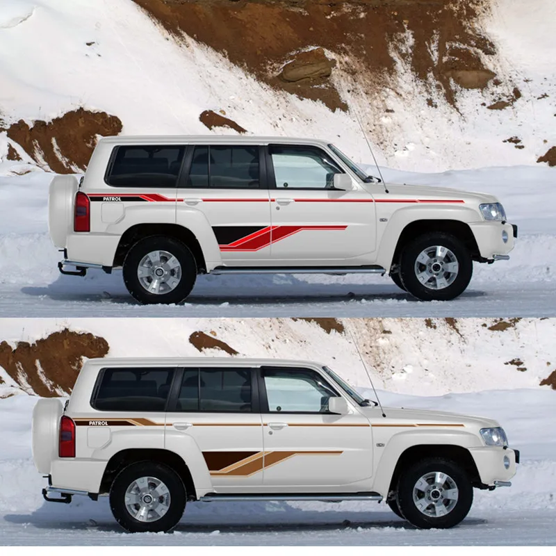 Car Vinyl Stickers COOKTOWN BODY STRIPE DECAL For NISSAN PATROL Y61 customized Fashion sports decals
Car Vinyl Stickers COOKTOWN BODY STRIPE DECAL For NISSAN PATROL Y61 customized Fashion sports decals