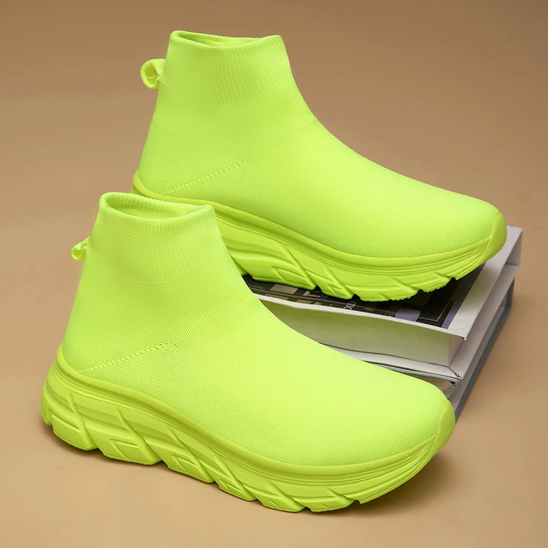 Fashionable Socks Runing Shoes for Men Women Breathable Sports Casual Mesh Shoes Soft Sole Lightweight Slip on Casual Sneakers
Fashionable Socks Runing Shoes for Men Women Breathable Sports Casual Mesh Shoes Soft Sole Lightweight Slip on Casual Sneakers