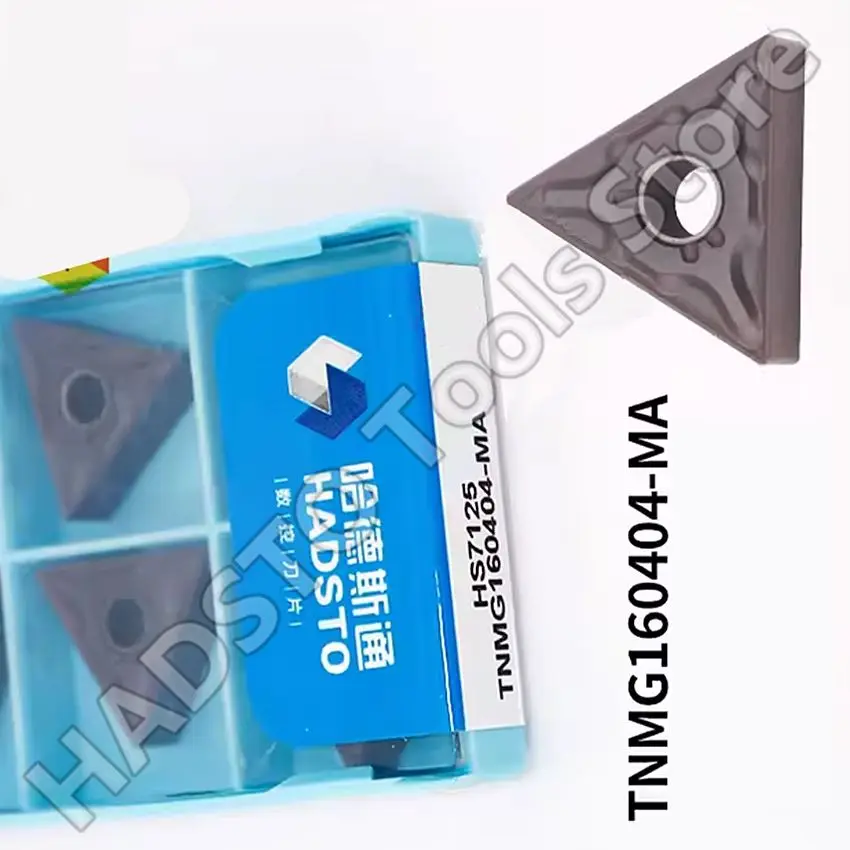 TNMG160404-MA HS7125/TNMG160408-MA HS7125 HADSTO CNC blade carbide inserts Turning inserts 10pcs/box
TNMG160404-MA HS7125/TNMG160408-MA HS7125 HADSTO CNC blade carbide inserts Turning inserts 10pcs/box