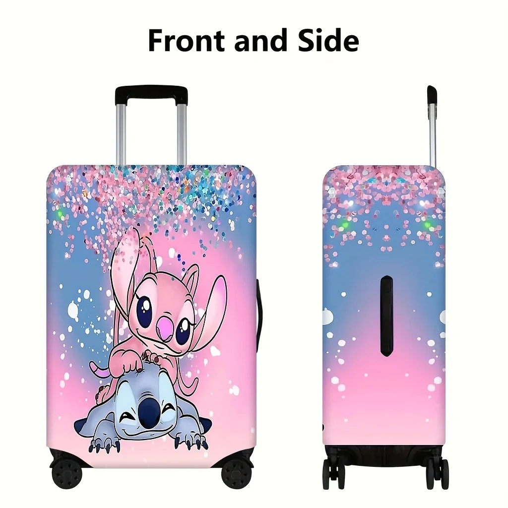 Stitch protective cover, luggage protective cover, cartoon design, practical travel accessories for friends.
Stitch protective cover, luggage protective cover, cartoon design, practical travel accessories for friends.