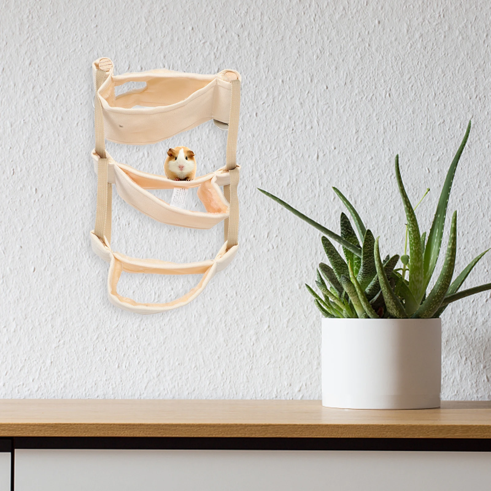 Pet Nest 2 Layers Hanging Bed Warm Wool Platform Durable Fabric Hamster Bed Supplies Hamster Hammock Small Pets House
Pet Nest 2 Layers Hanging Bed Warm Wool Platform Durable Fabric Hamster Bed Supplies Hamster Hammock Small Pets House