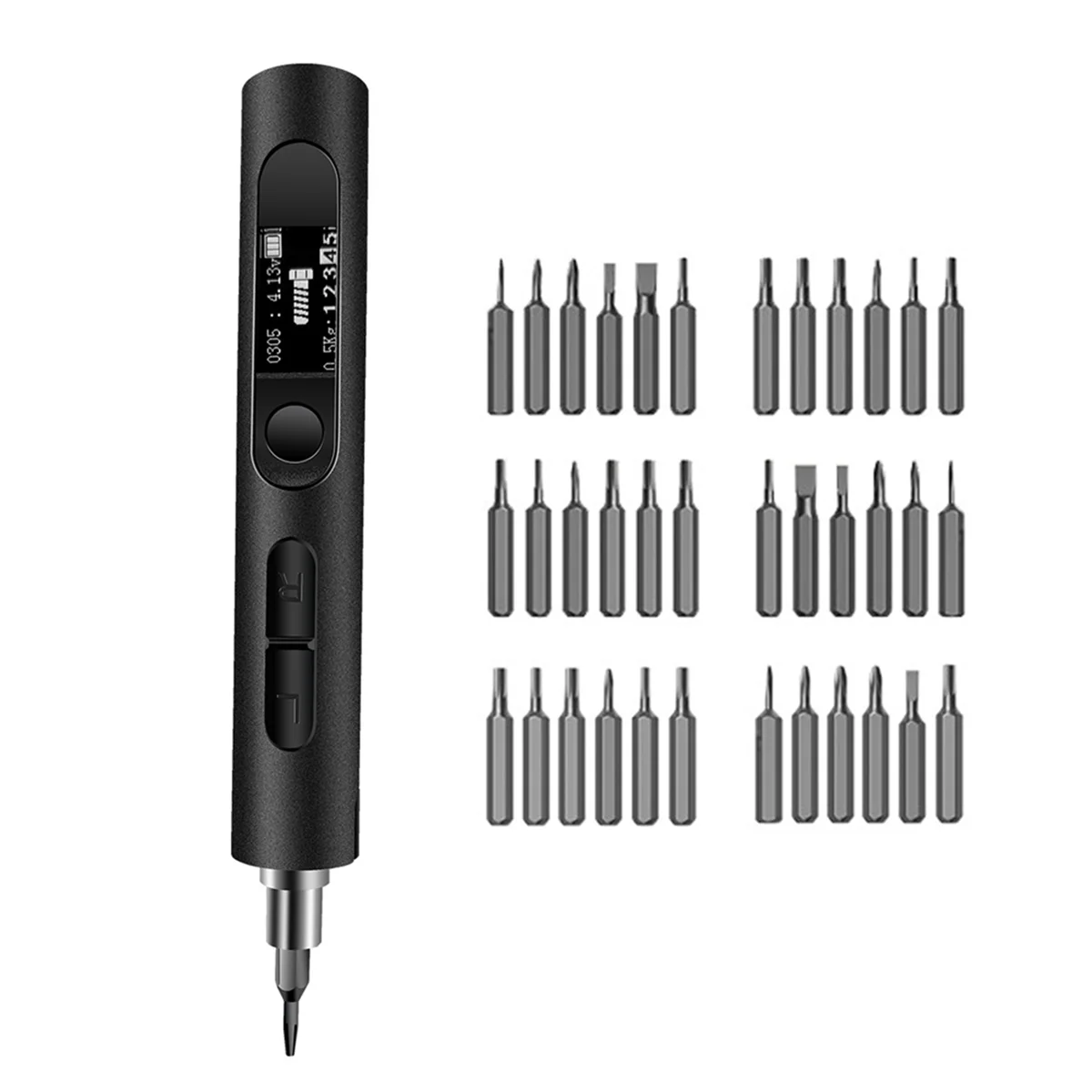 A71Z Electric Screwdriver Set with Dual Torque Adjustment Function 32 in 1 Mobile Phone and Tablet Repair Special Tool Black
A71Z Electric Screwdriver Set with Dual Torque Adjustment Function 32 in 1 Mobile Phone and Tablet Repair Special Tool Black