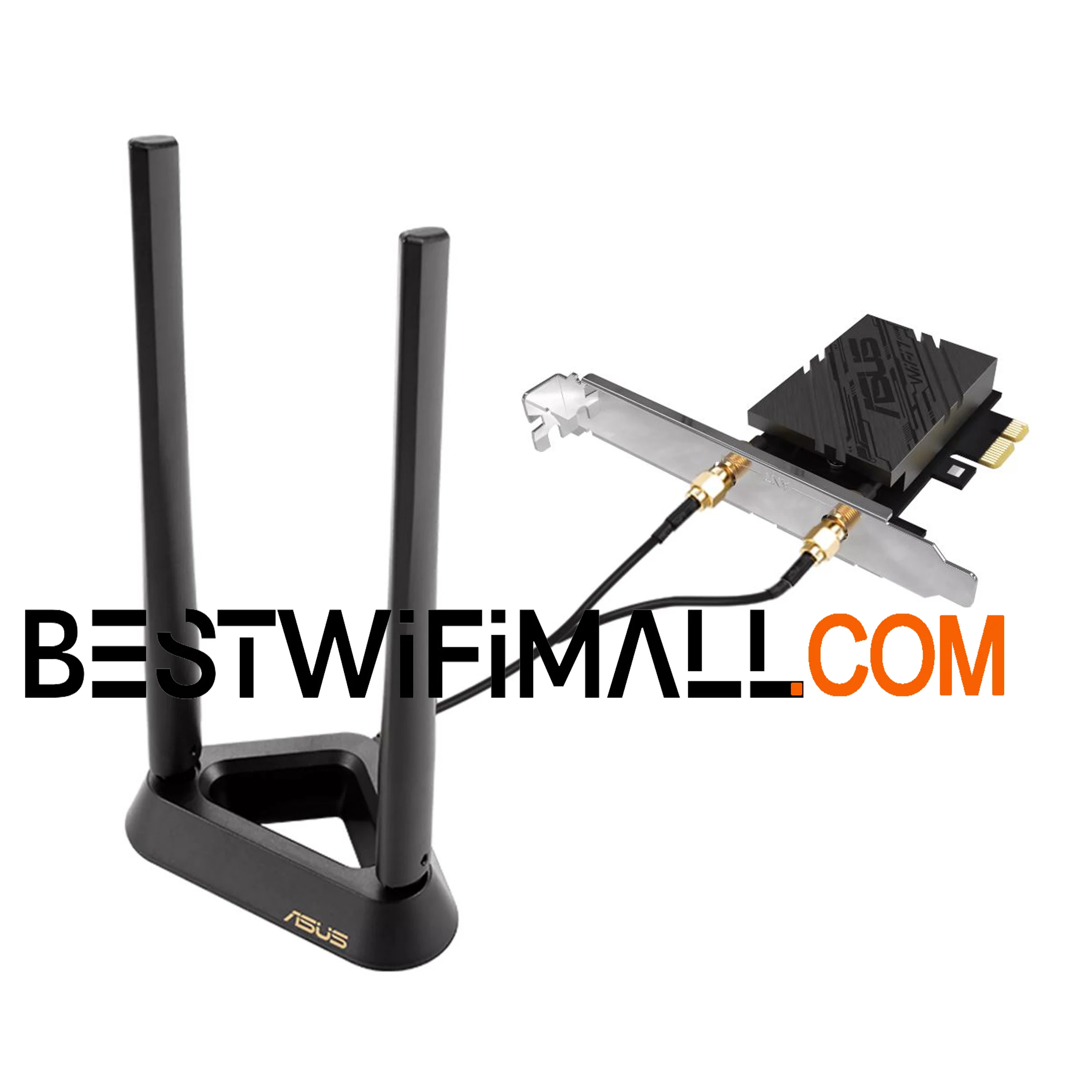 Адаптер ASUS PCE-BE90BT WiFi 7 PCI-E с 2 внешними антеннами, поддержкой диапазона 6 ГГц, Bluetooth 5.4, сетевой безопасностью WPA3
Адаптер ASUS PCE-BE90BT WiFi 7 PCI-E с 2 внешними антеннами, поддержкой диапазона 6 ГГц, Bluetooth 5.4, сетевой безопасностью WPA3