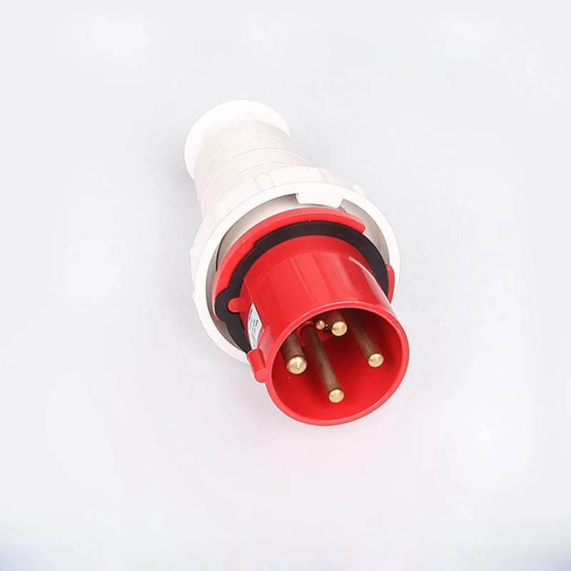 1 шт. промышленная вилка водонепроницаемая трехфазная четырехпроводная 63A-6H 380-415 В 4-контактная вилка
1 шт. промышленная вилка водонепроницаемая трехфазная четырехпроводная 63A-6H 380-415 В 4-контактная вилка