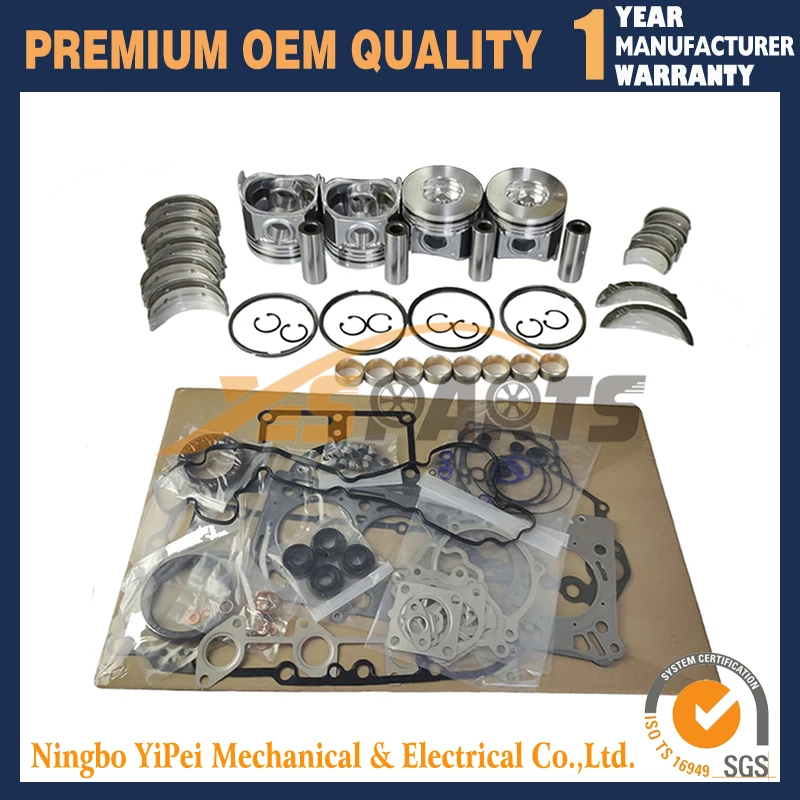 V2607 V2607T Rebuild Kit For Kubota Engine For Bobcat S550 S570 S590 T590 Loader
V2607 V2607T Rebuild Kit For Kubota Engine For Bobcat S550 S570 S590 T590 Loader