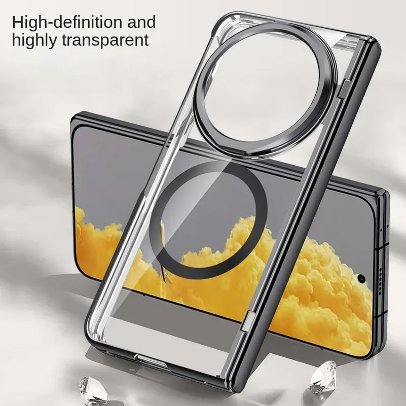 Transparent Privacy Screen Magnetic Ring Glass Protector Case for VIVO X Fold 6 Vivo X Fold5 Spring Hinged Holder Cover
Transparent Privacy Screen Magnetic Ring Glass Protector Case for VIVO X Fold 6 Vivo X Fold5 Spring Hinged Holder Cover
