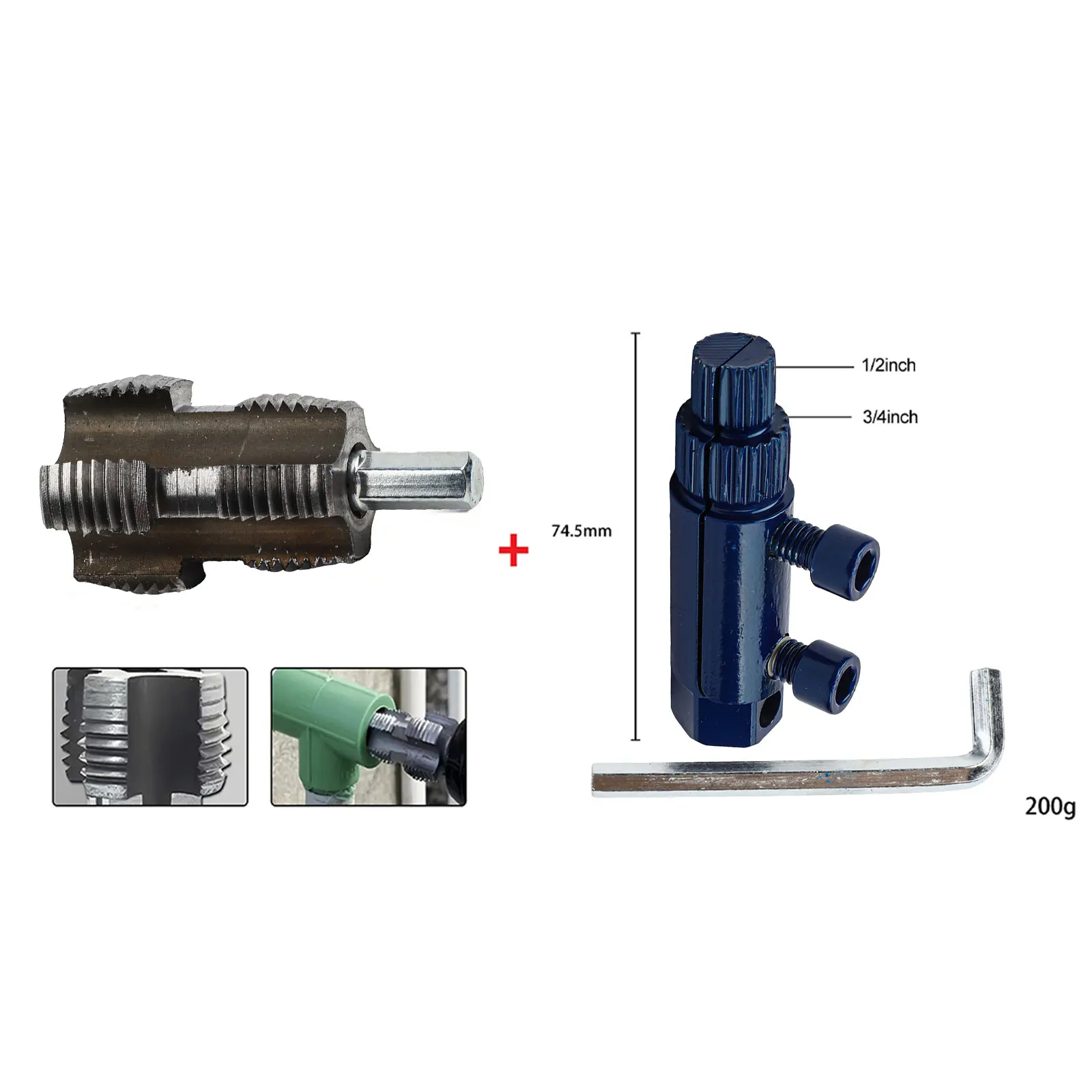 Pipe Maintenance Faucet Angle Valve Tool PVC Pipe Opener 20MM Drill-Friendly Operation Efficient Dual Design Plumbing Projects
Pipe Maintenance Faucet Angle Valve Tool PVC Pipe Opener 20MM Drill-Friendly Operation Efficient Dual Design Plumbing Projects