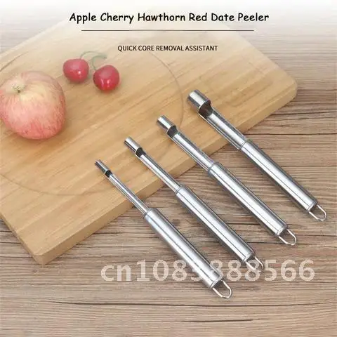 Stainless Steel Fruit Corer Red Dates Cherry iPhone Corer Fruit Seed Core Remover Fruit and Vegetable Tools Kithchen Accessories
Stainless Steel Fruit Corer Red Dates Cherry iPhone Corer Fruit Seed Core Remover Fruit and Vegetable Tools Kithchen Accessories