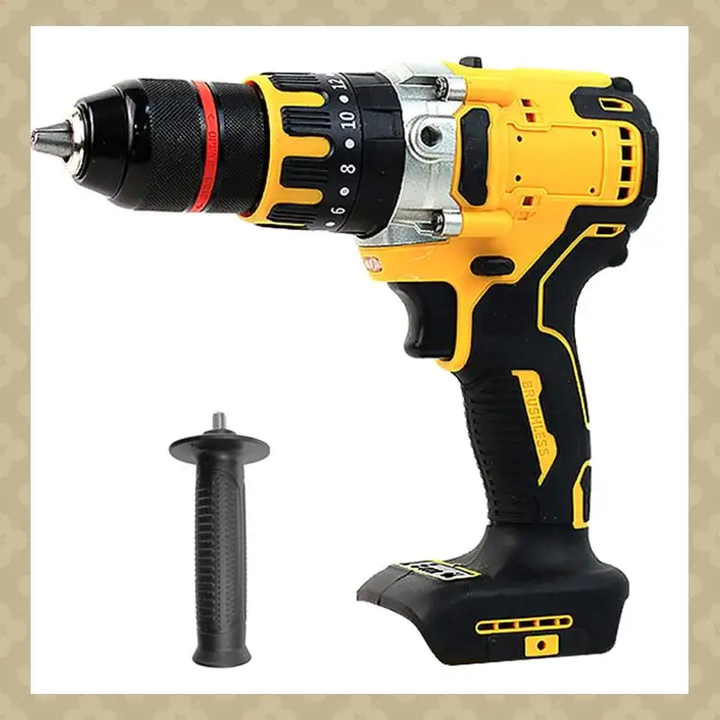 AB45 For 18V 20V Battery Electric Drill 1.5Mm-13Mm Portable Brushless Screwdriver 1000 N.M Impact Drill Power Tool
AB45 For 18V 20V Battery Electric Drill 1.5Mm-13Mm Portable Brushless Screwdriver 1000 N.M Impact Drill Power Tool