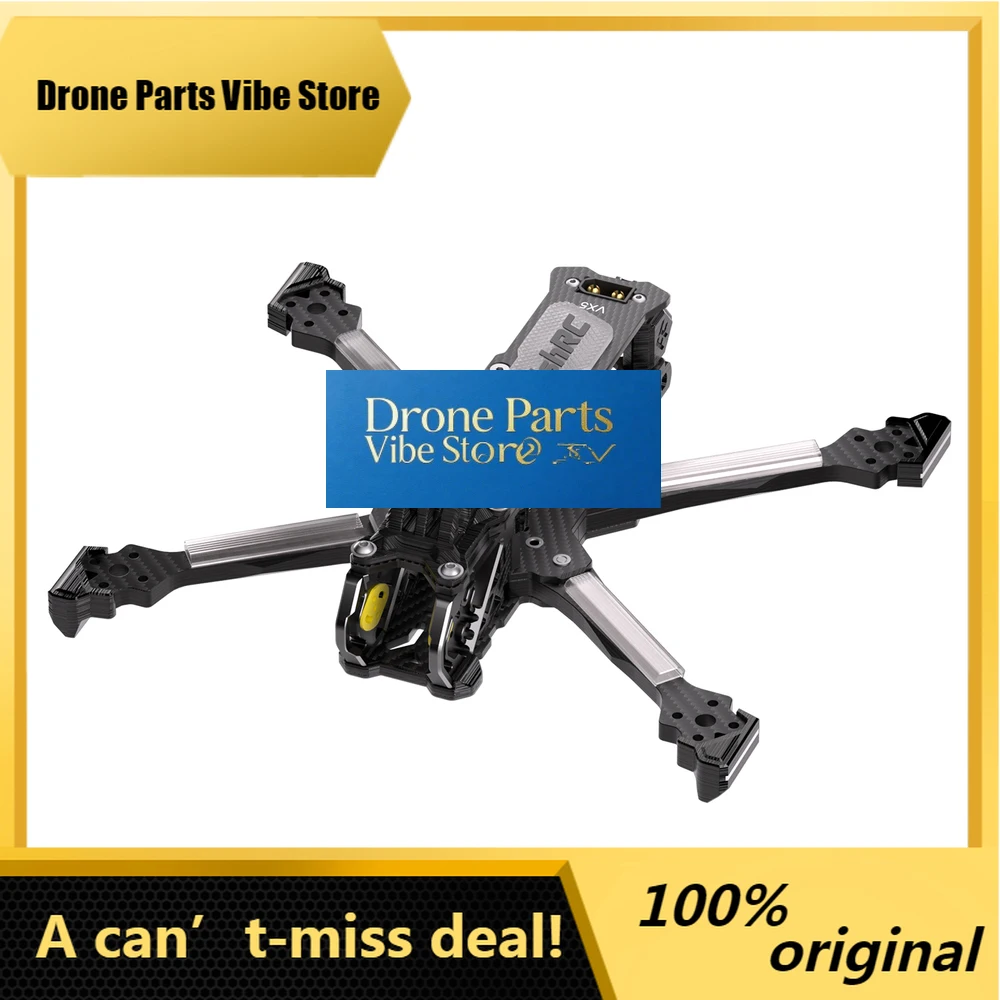 DronePVolador VX5 Freestyle Beast - 177g W/ TPU,6MM Armored Arms, O3/O4 Jello-Free, Zero Resonance Compact X-Frame,FPV Drone Fra
DronePVolador VX5 Freestyle Beast - 177g W/ TPU,6MM Armored Arms, O3/O4 Jello-Free, Zero Resonance Compact X-Frame,FPV Drone Fra