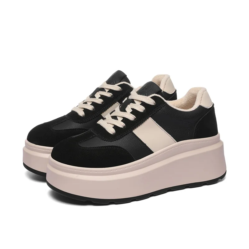 Women's Training Shoes Thick Sole Height Increasing Casual Platform Sneakers Non-slip Comfortable Sport Shoes for Women Footwear
Women's Training Shoes Thick Sole Height Increasing Casual Platform Sneakers Non-slip Comfortable Sport Shoes for Women Footwear