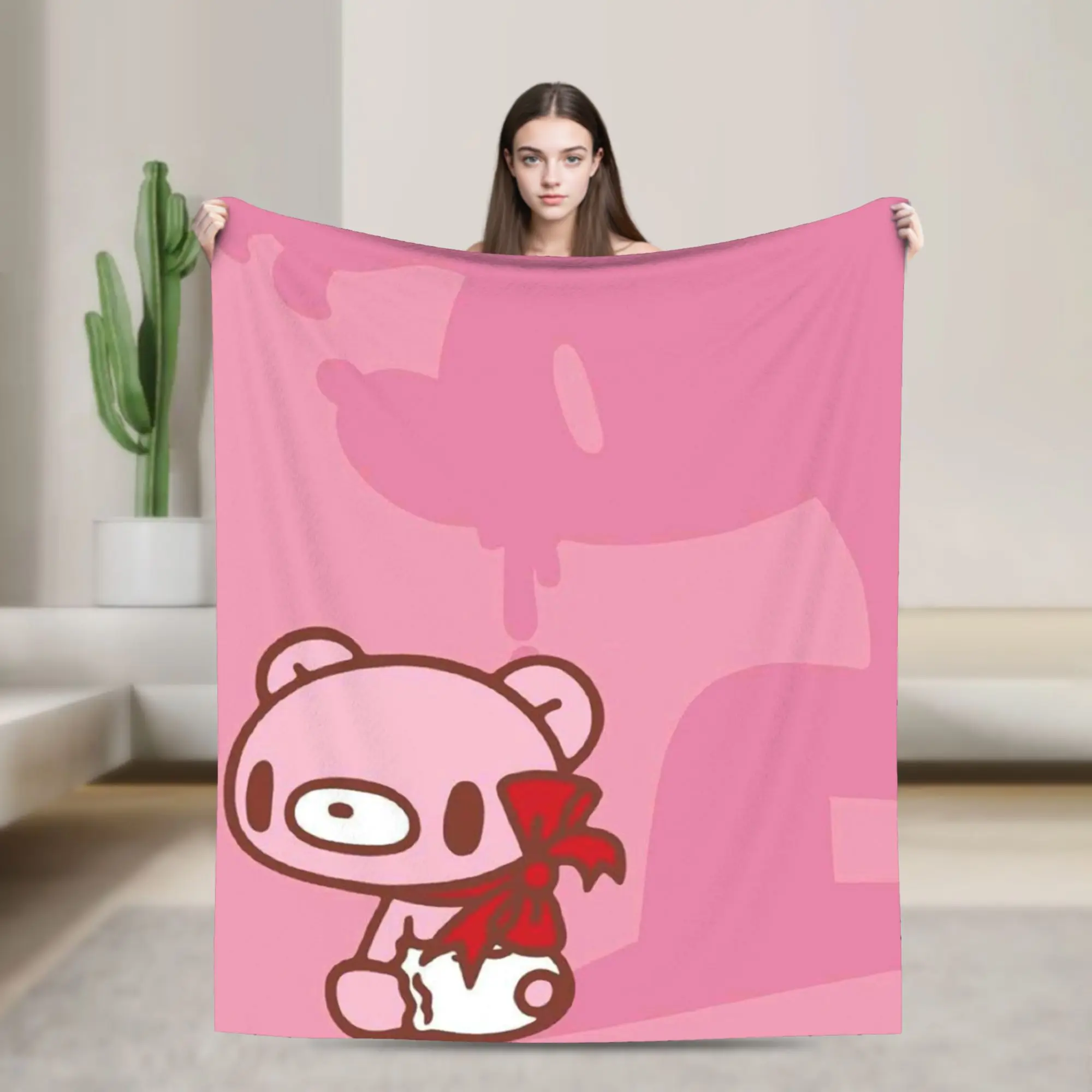 Super Warm BlanketsGirls Boys Camping Gloomy Bear Throw Blanket Flannel Bedspread For Home Decor Funny Sofa Bed Cover
Super Warm BlanketsGirls Boys Camping Gloomy Bear Throw Blanket Flannel Bedspread For Home Decor Funny Sofa Bed Cover